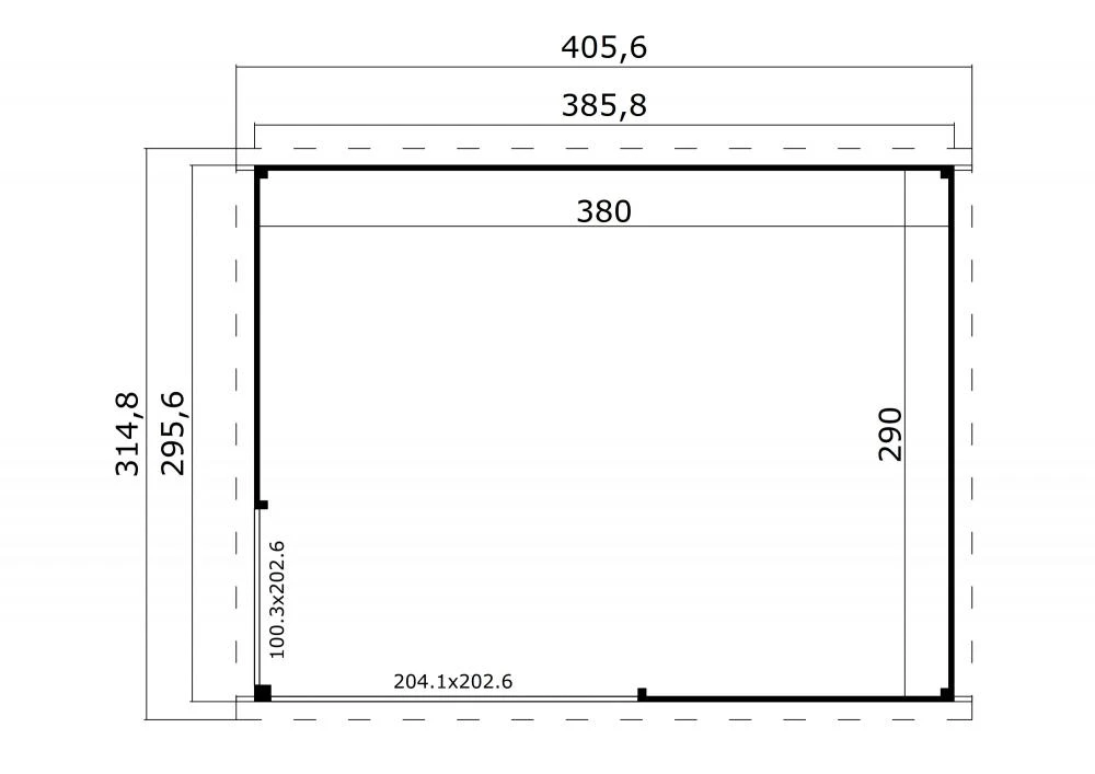 Outdoor Life Tuinhuis Olivia 385 x 295 cm - Afbeelding 3